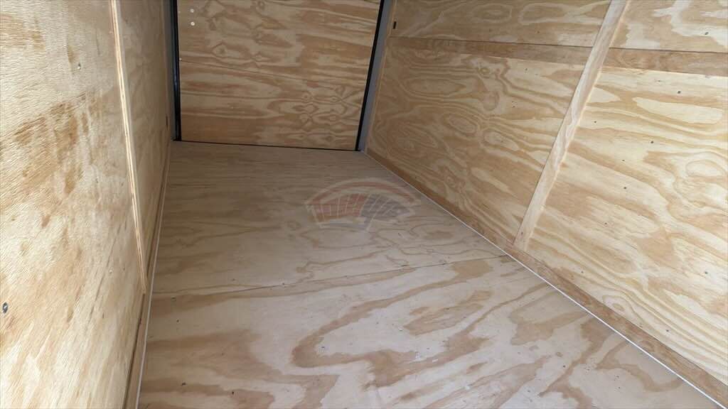 2026 Maximum 7x16 Enclosed Cargo trailer in white, photo 8