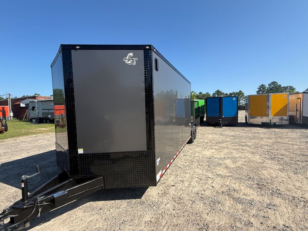 2026 Maximum 8.5x28 Hybrid toy hauler trailer in charcoal, photo 5