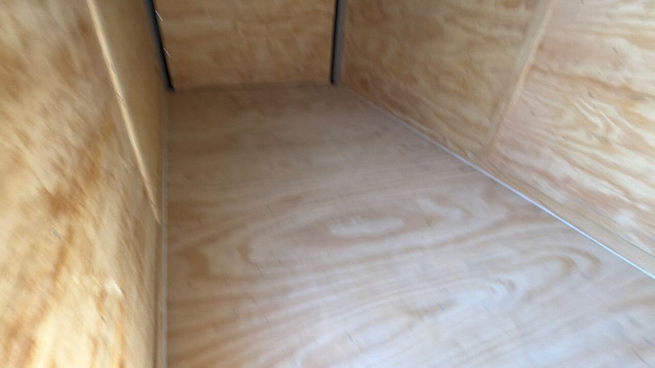 2026 Maximum 7x14 enclosed cargo trailer in white, photo 9