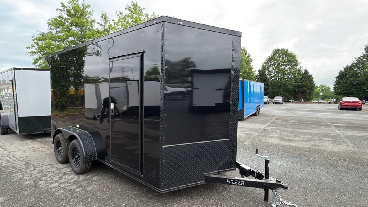 2026 Maximum 7x16 enclosed cargo trailer in black