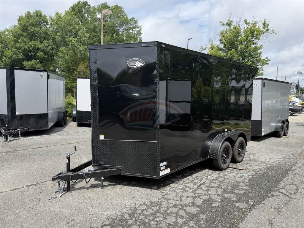 2026 Maximum 7x14 enclosed cargo trailer in black