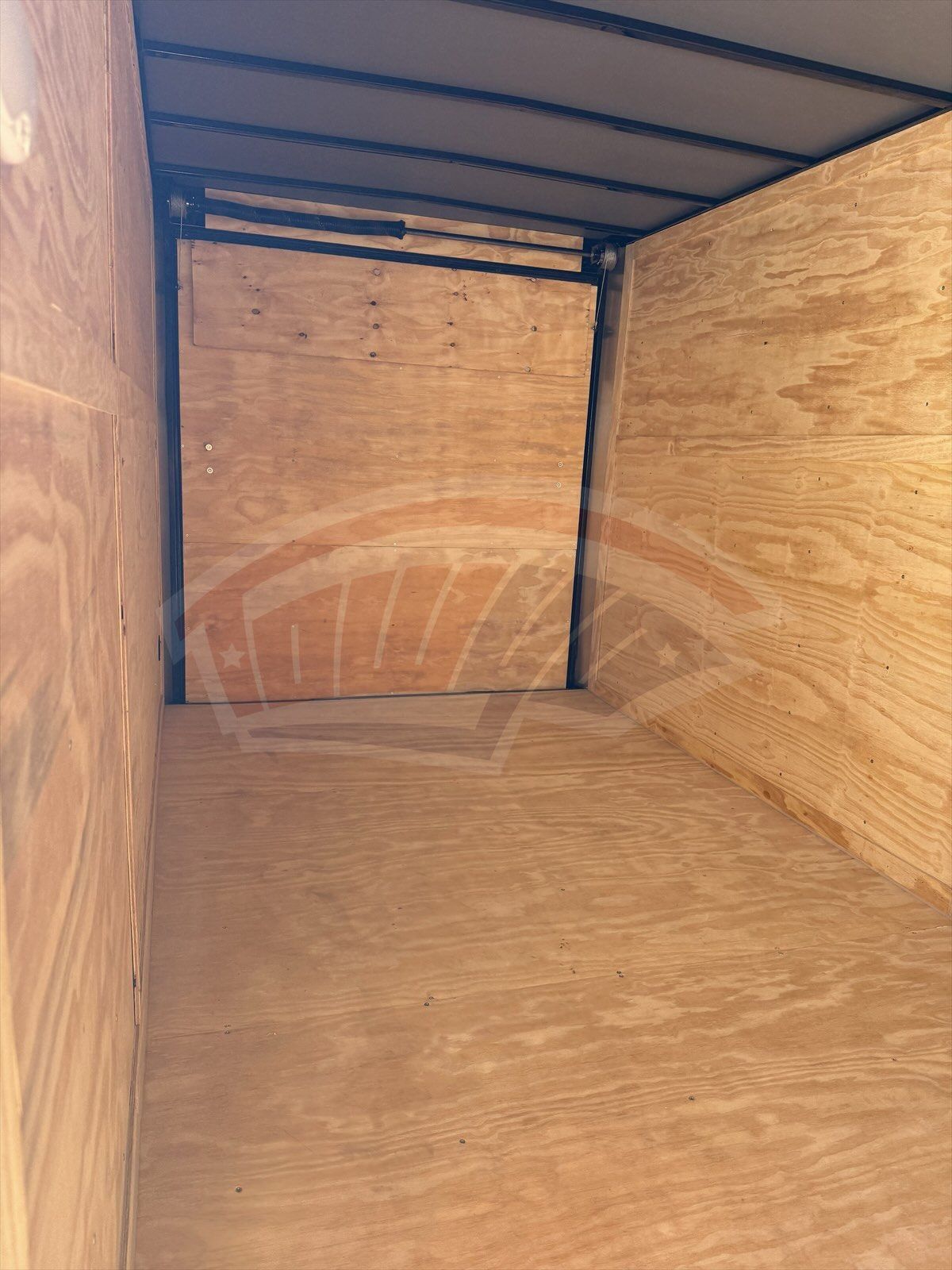 2026 Maximum 7x16 enclosed cargo trailer in black, photo 7