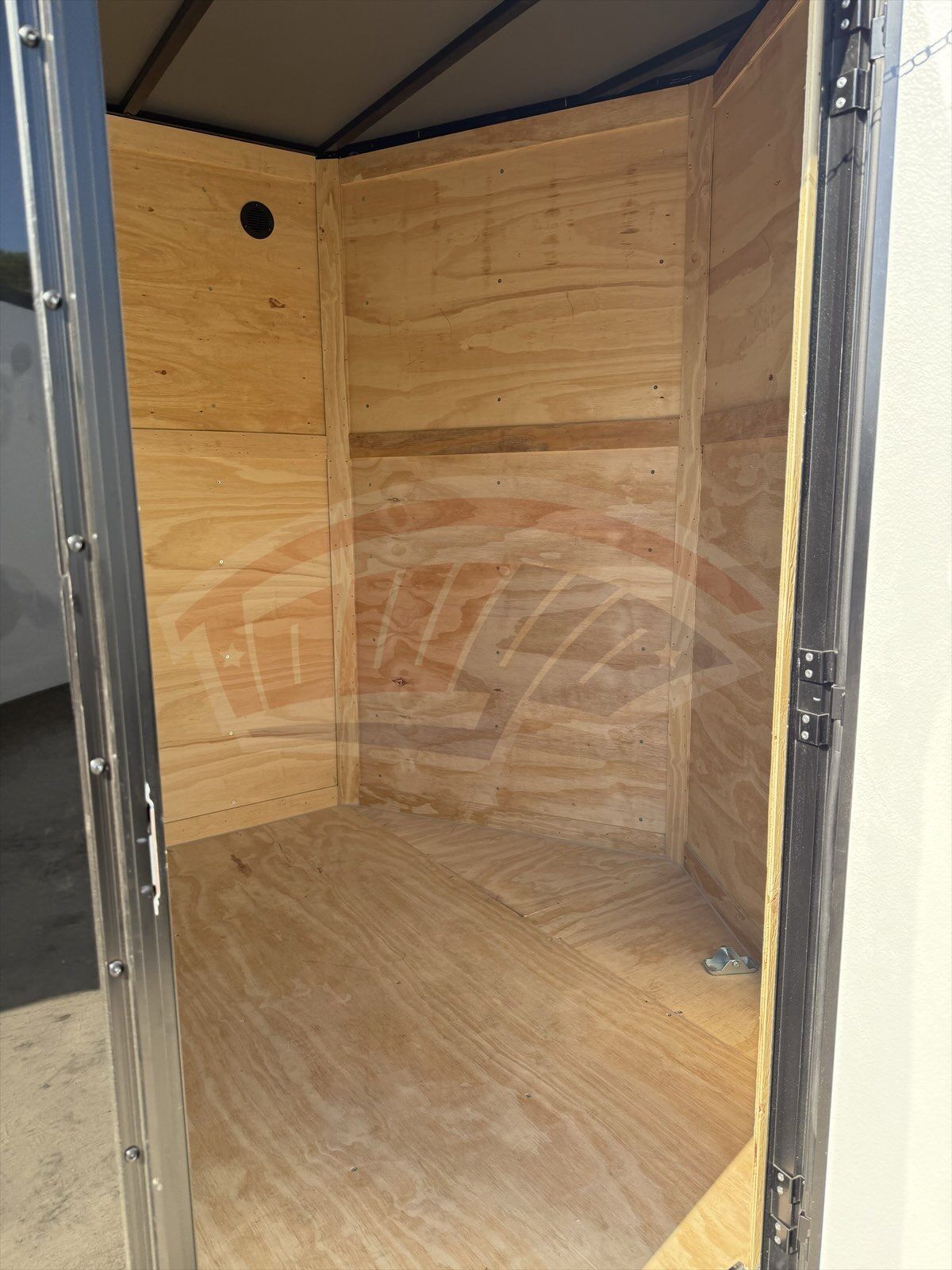 2026 Maximum 7x16 enclosed cargo trailer in black, photo 6