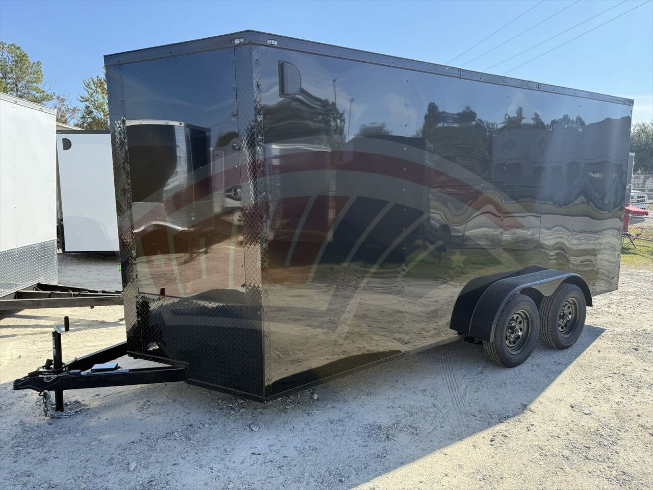 2026 Maximum 7x16 enclosed cargo trailer in black