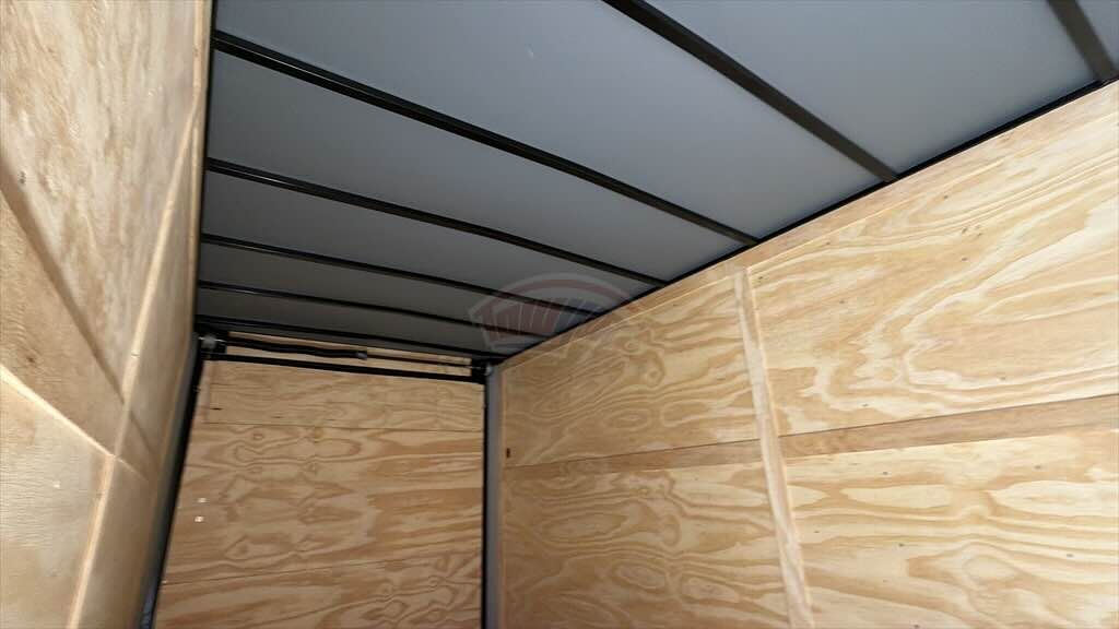 2026 Maximum 7x14 Enclosed Cargo trailer in white, photo 6