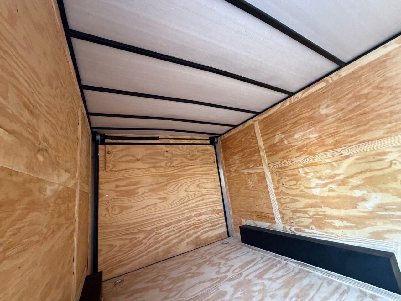 2026 Maximum 8.5x12 enclosed cargo trailer in yellow, photo 6