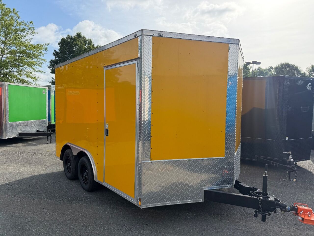 2026 Maximum 8.5x12 enclosed cargo trailer in yellow