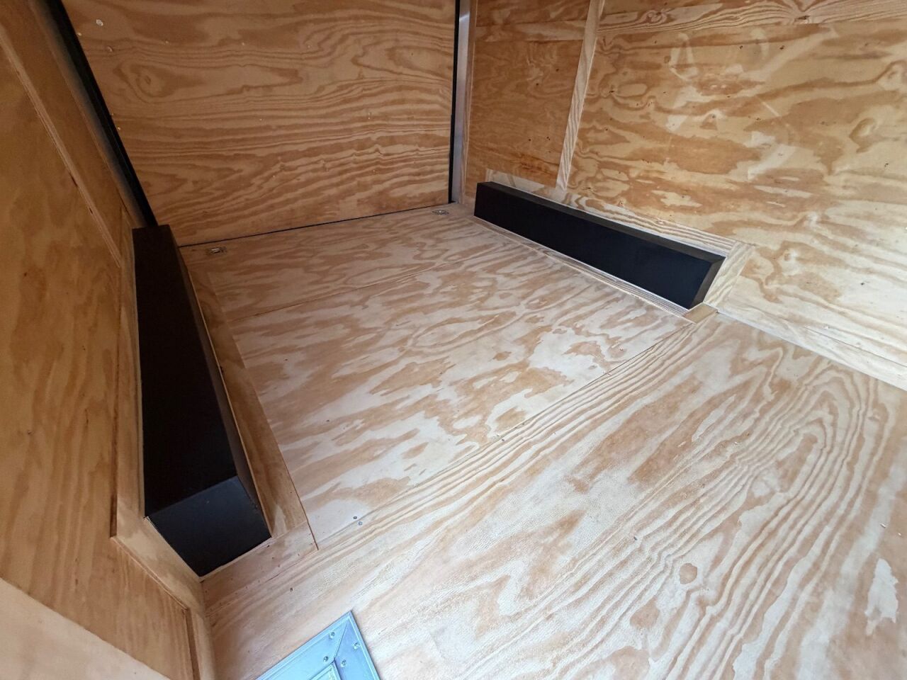 2026 Maximum 8.5x12 enclosed cargo trailer in yellow, photo 5