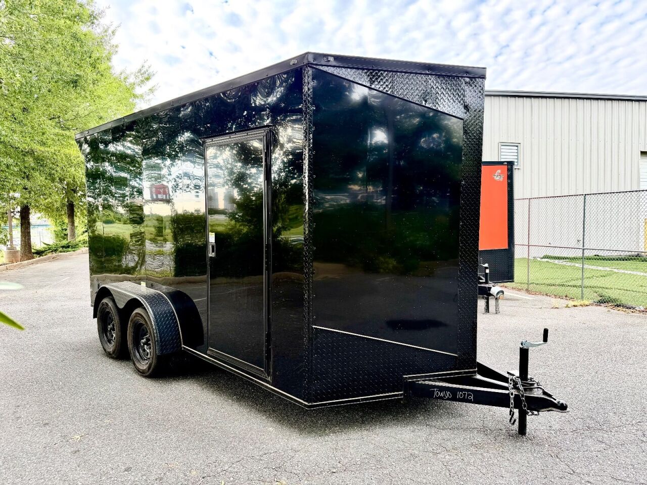 2027 Vision Cargo LLC 7x14 7x14TA enclosed cargo trailer in black