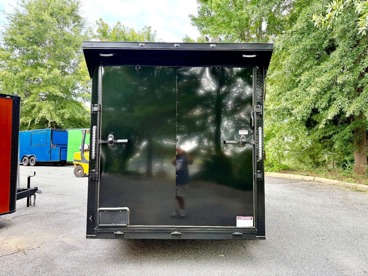 2027 Vision Cargo LLC 7x14 7x14TA enclosed cargo trailer in black, photo 5