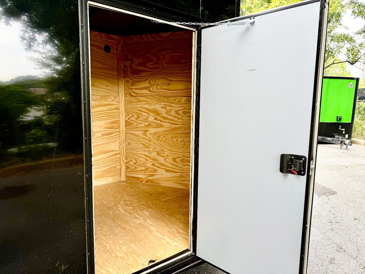 2027 Vision Cargo LLC 7x14 7x14TA enclosed cargo trailer in black, photo 8
