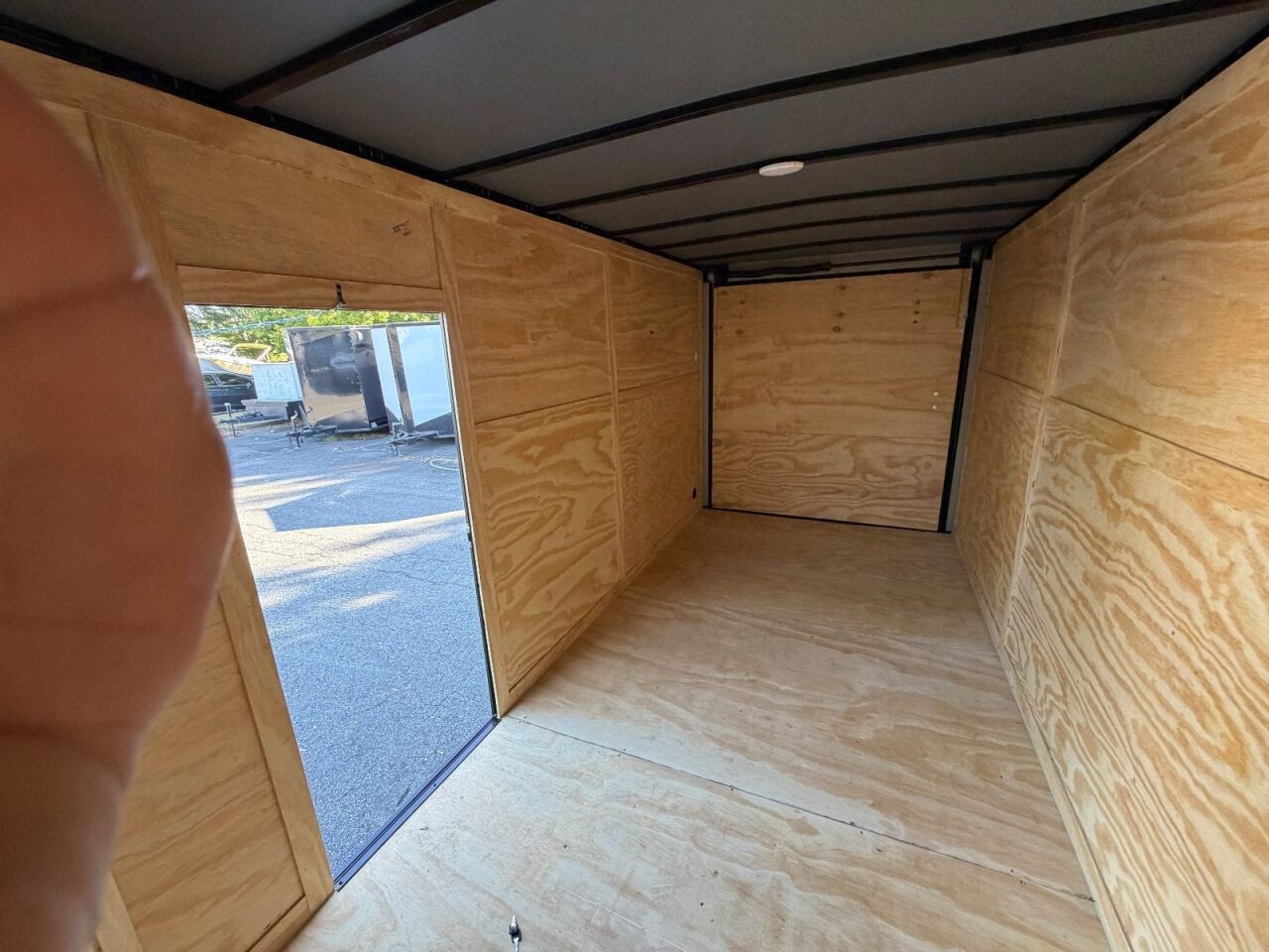 2027 Vision Cargo LLC 7x14 7x14TA enclosed cargo trailer in charcoal, photo 7