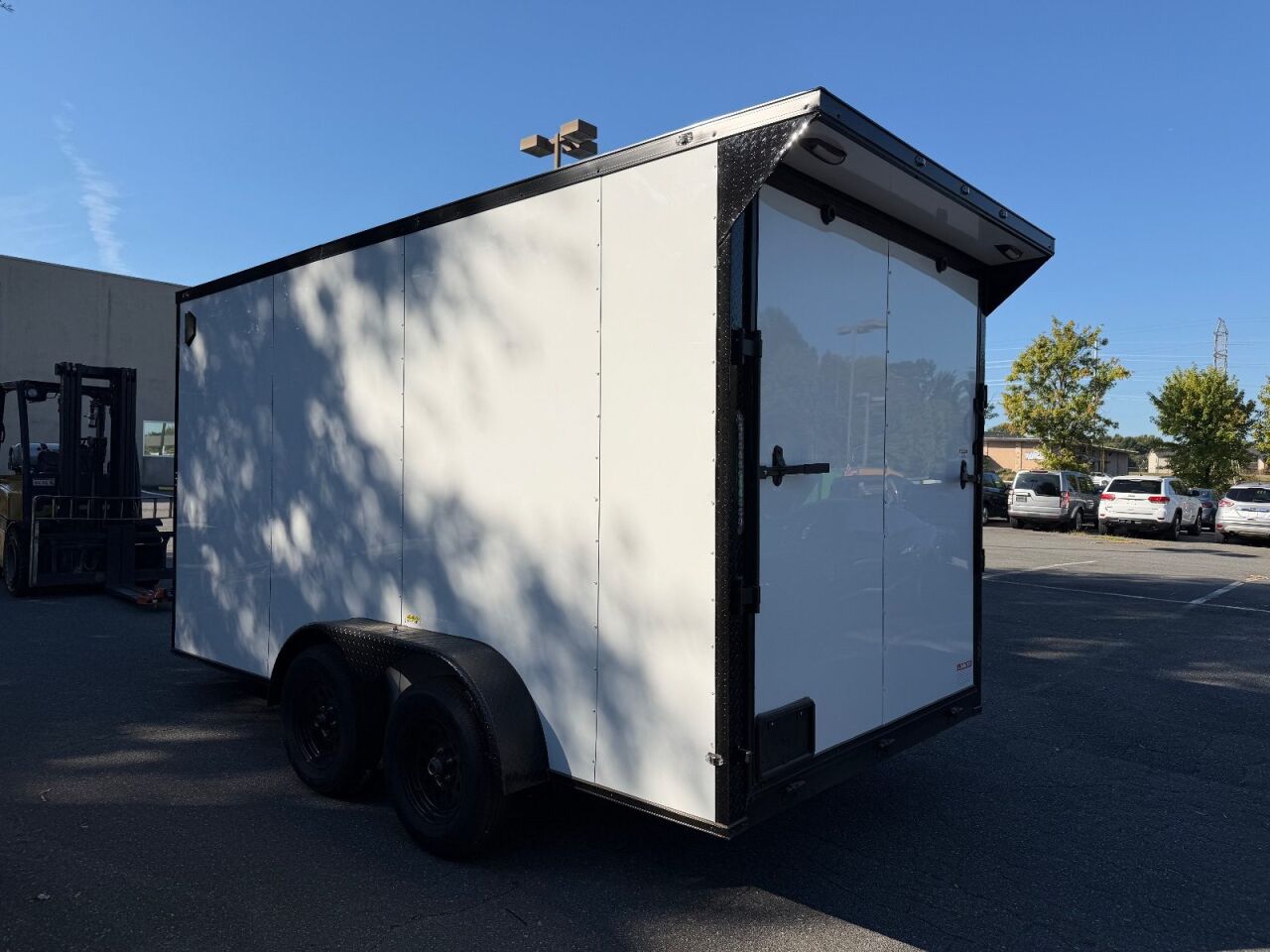 2027 Vision Cargo LLC 7x14 7x14TA enclosed cargo trailer in white, photo 4