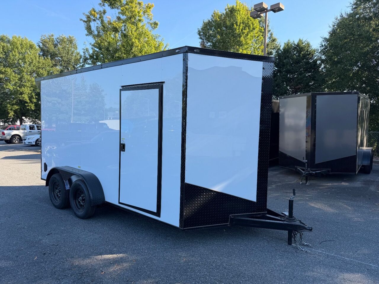 2027 Vision Cargo LLC 7x14 7x14TA enclosed cargo trailer in white