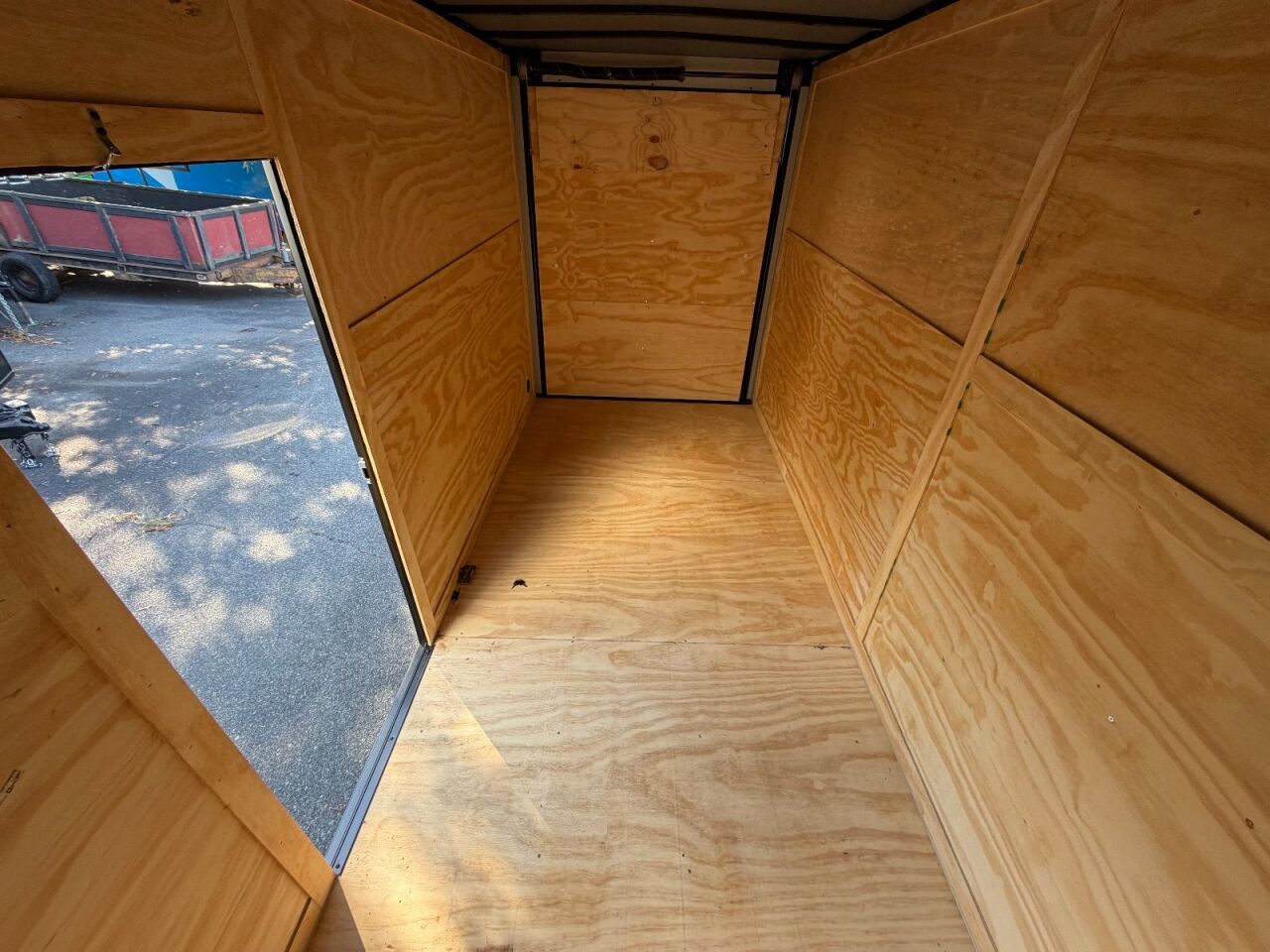 2027 Vision Cargo LLC 6x12 enclosed cargo trailer in charcoal, photo 6