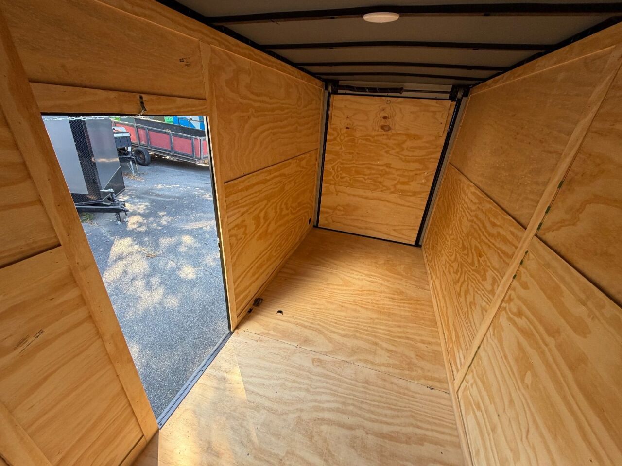 2027 Vision Cargo LLC 6x12 enclosed cargo trailer in charcoal, photo 7