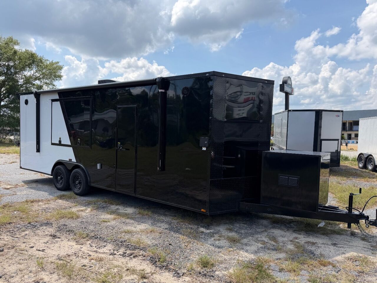 2026 Hook & Line 8.5x24 race car trailer in black