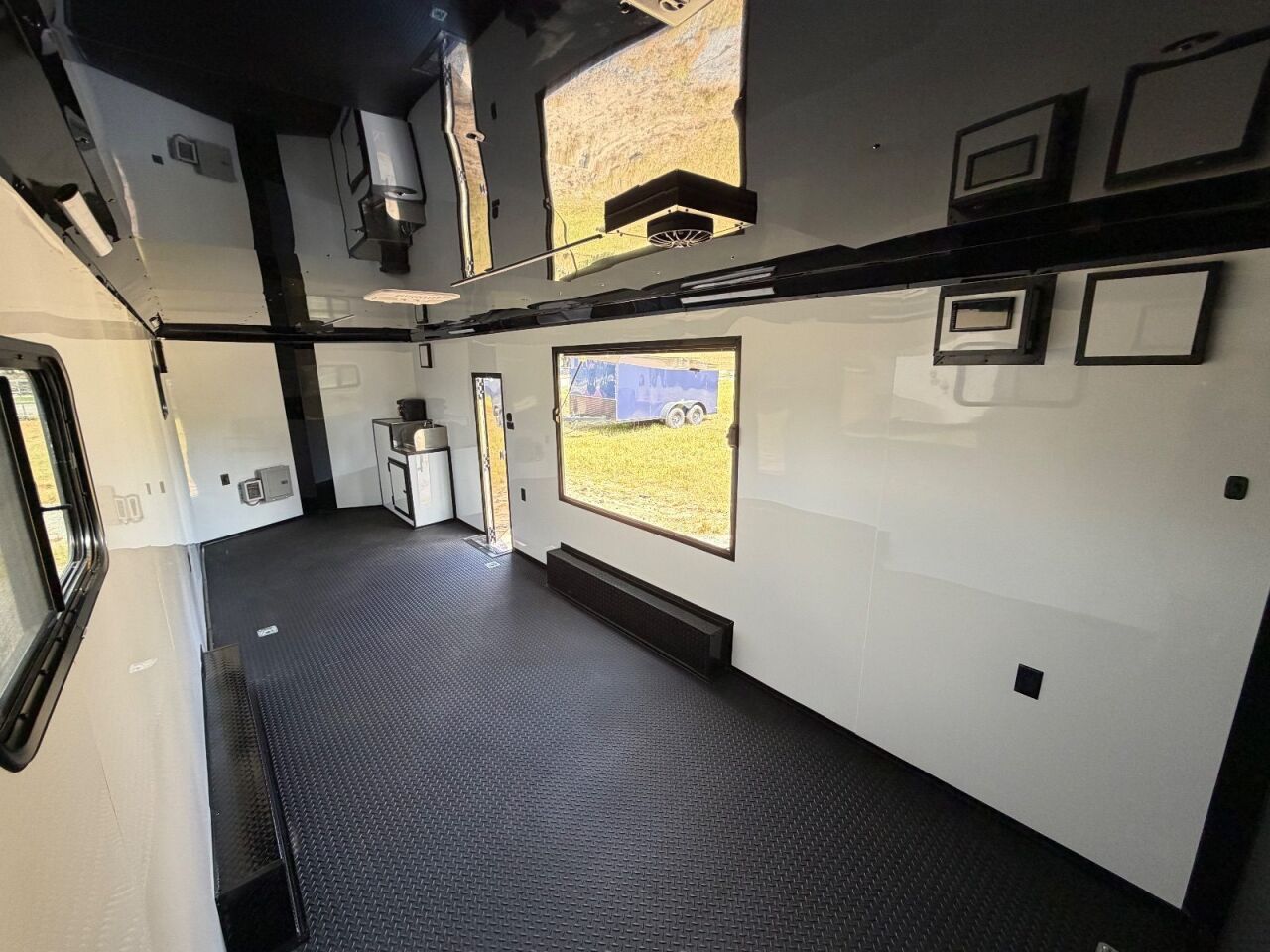 2026 Hook & Line 8.5x24 race car trailer in black, photo 8