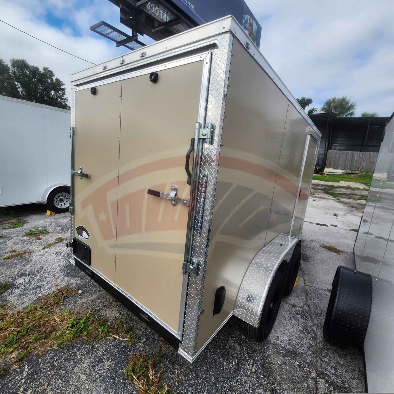 2026 Maximum 6x12 Tandem Axle enclosed cargo trailer in desert tan, photo 5