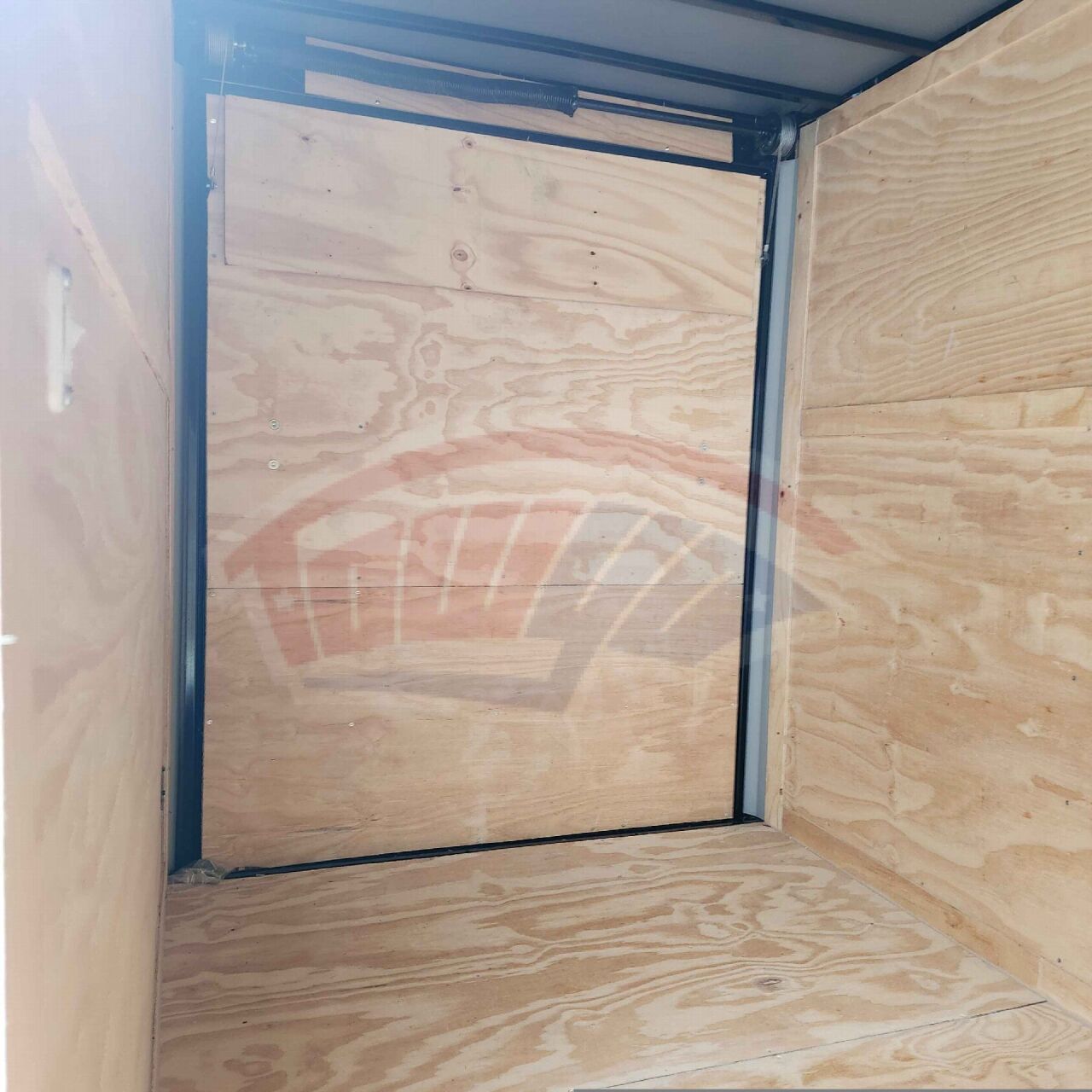 2026 J&C 6x12 Single Axle enclosed cargo trailer in white, photo 6