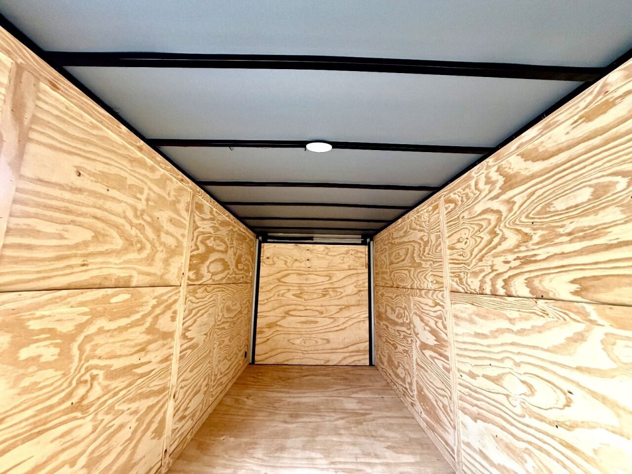 2027 Vision Cargo LLC 7x16 enclosed cargo trailer in black, photo 11