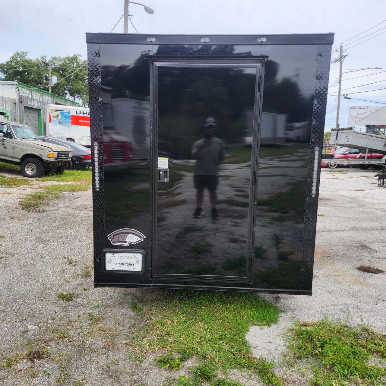 2027 Vision Cargo LLC 6x12 concession / food trailer in black, photo 4