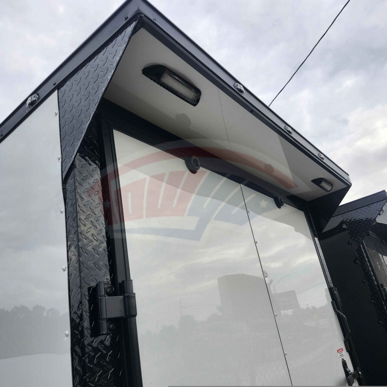 2027 Vision Cargo LLC 6x12 Single Axle enclosed cargo trailer in white, photo 4