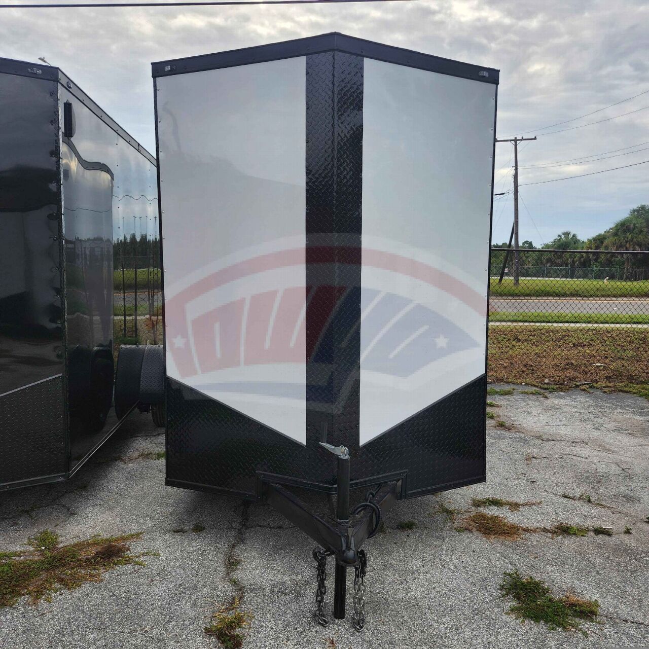 2027 Vision Cargo LLC 6x12 Single Axle enclosed cargo trailer in white