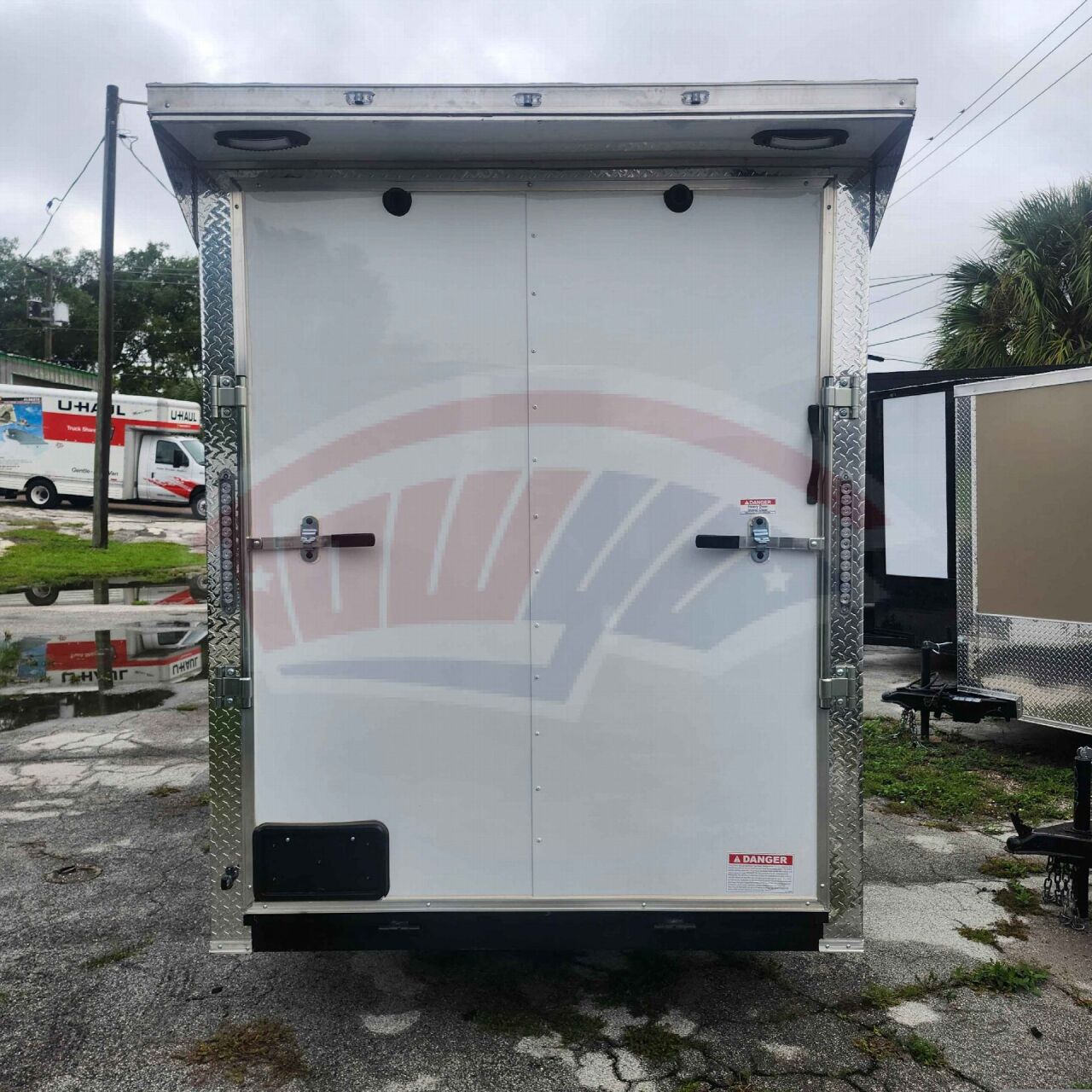 2027 Vision Cargo LLC 6x12 Single Axle enclosed cargo trailer in white, photo 5