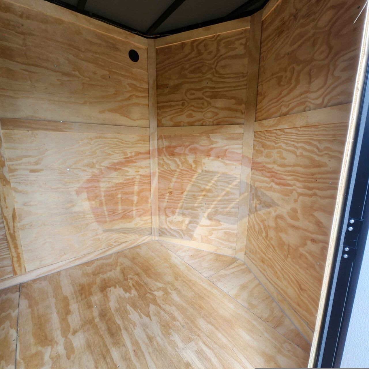 2026 Vision Cargo LLC 6x12 Single Axle enclosed cargo trailer in charcoal, photo 4