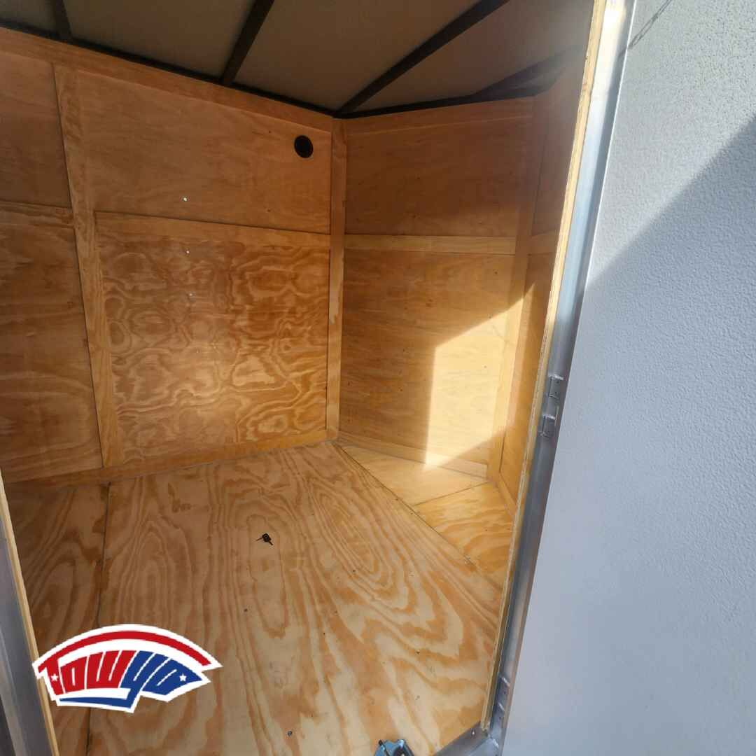 2026 Maximum 6x12 Cargo enclosed cargo trailer in black, photo 2