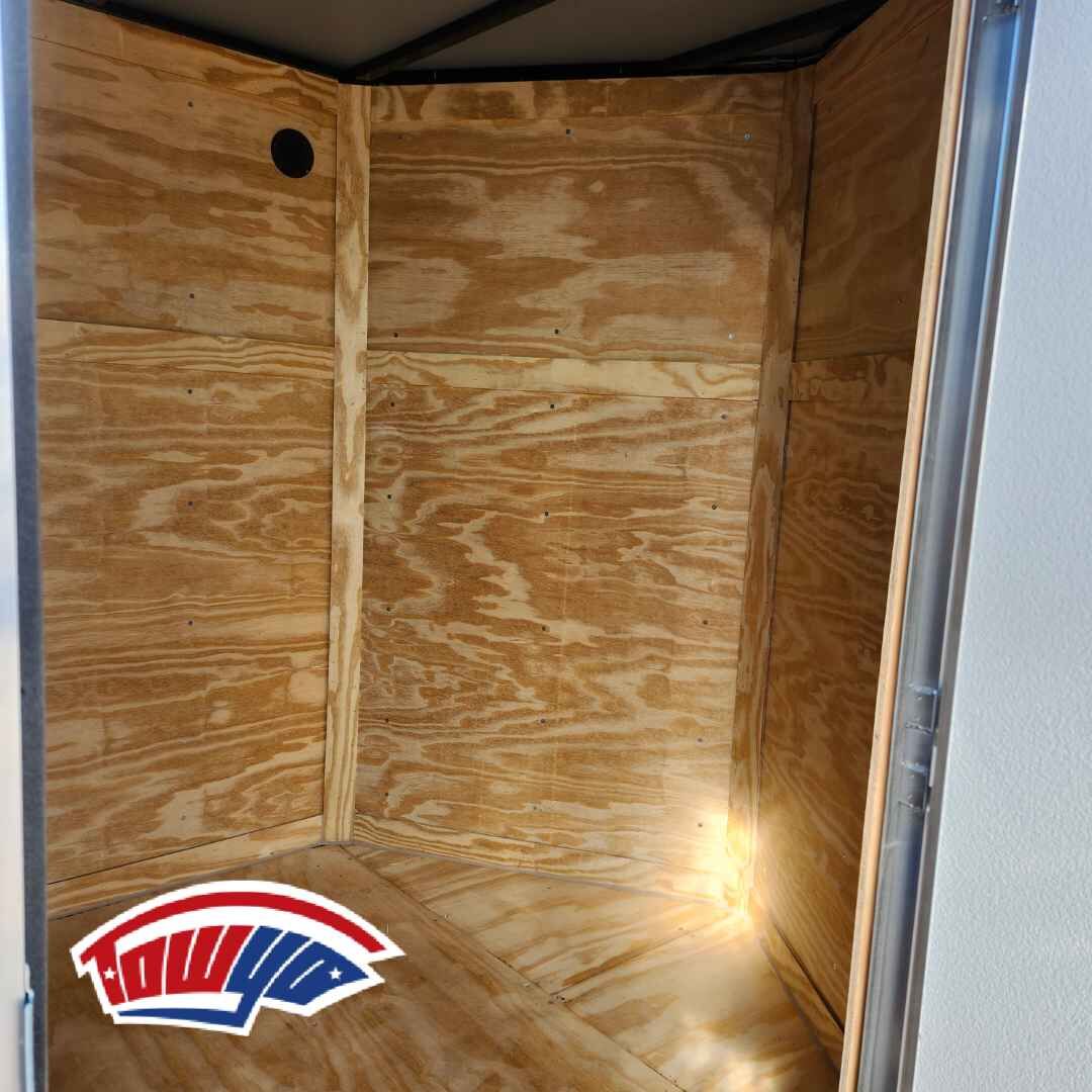 2026 Maximum 6x12 Cargo enclosed cargo trailer in desert tan, photo 4