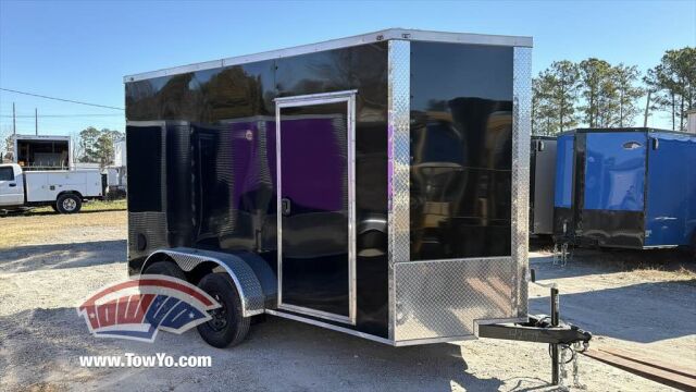 2026 Maximum 6x12 Cargo enclosed cargo trailer in black
