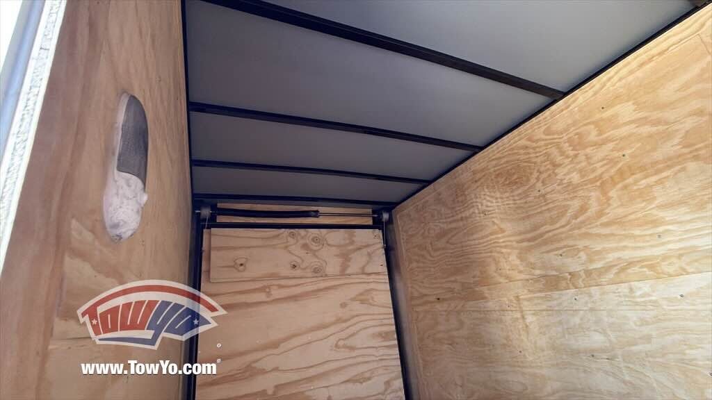2026 Maximum 6x12 Cargo enclosed cargo trailer in black, photo 2