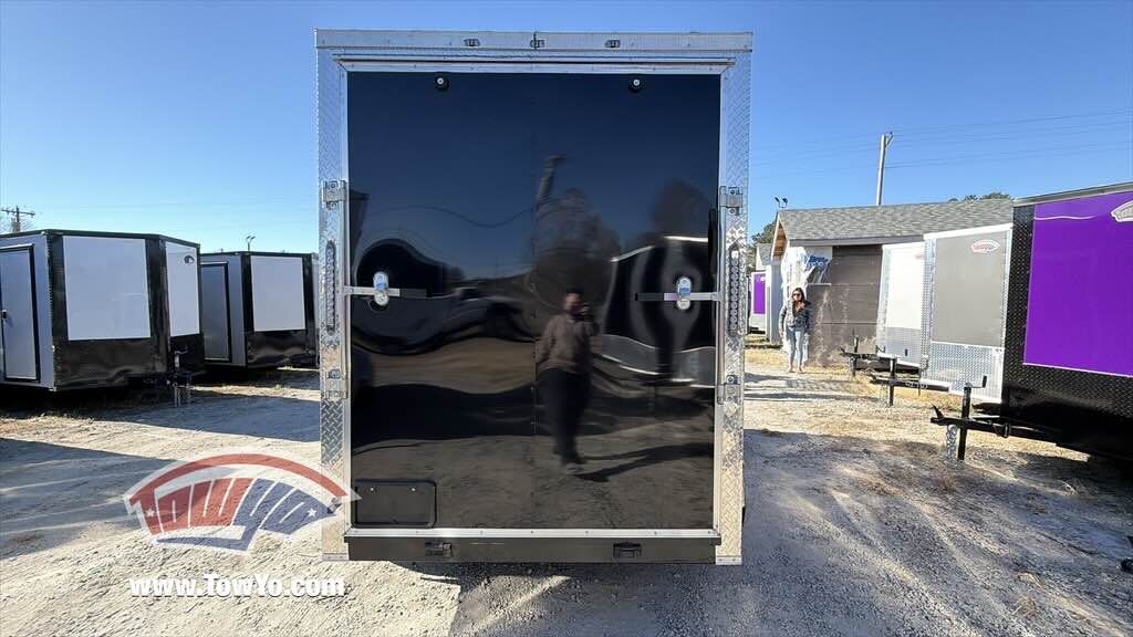 2026 Maximum 6x12 Cargo enclosed cargo trailer in black, photo 5