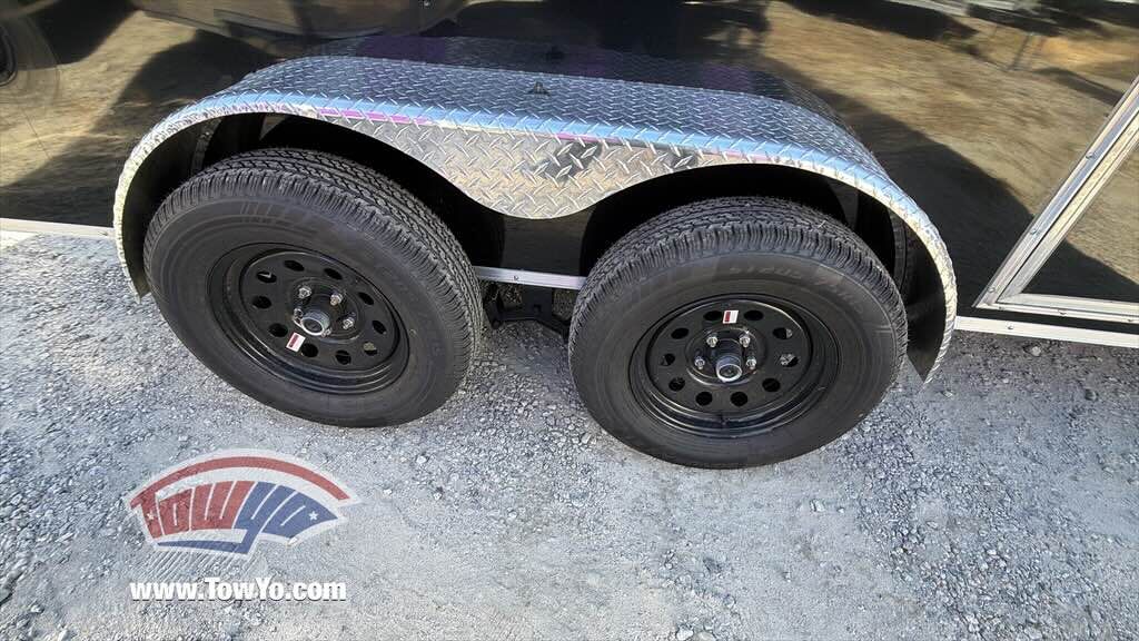 2026 Maximum 6x12 Cargo enclosed cargo trailer in black, photo 7