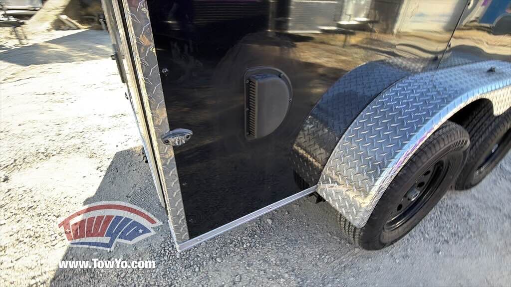 2026 Maximum 6x12 Cargo enclosed cargo trailer in black, photo 8