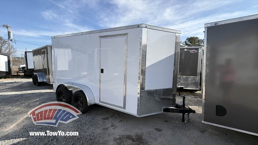 2026 Maximum 6x12 Cargo enclosed cargo trailer in white