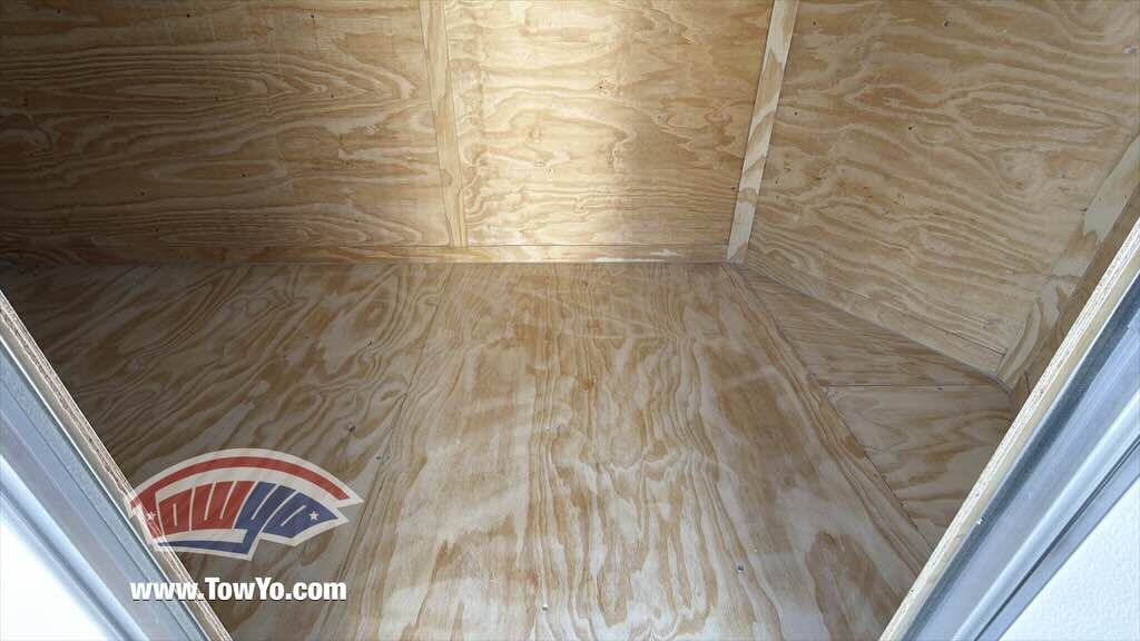 2026 Maximum 6x12 Cargo enclosed cargo trailer in white, photo 2