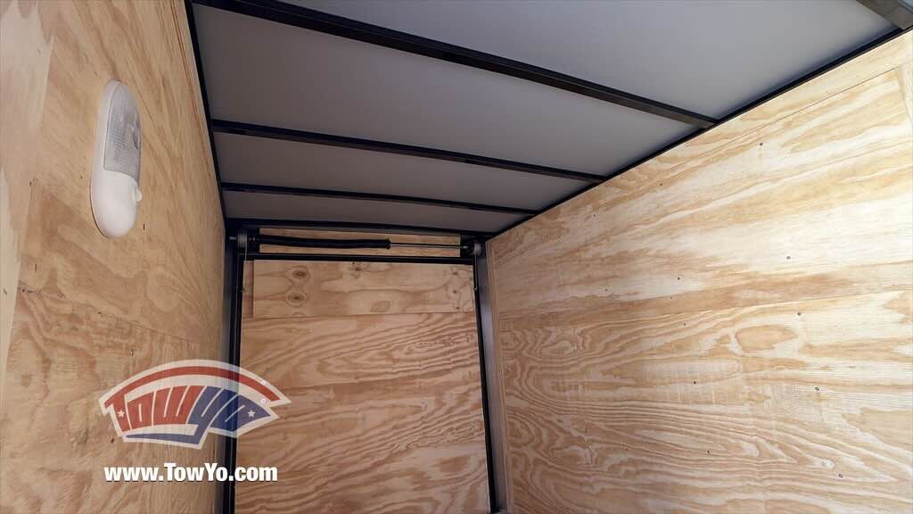 2026 Maximum 6x12 Cargo enclosed cargo trailer in white, photo 3