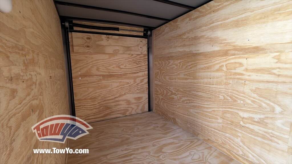2026 Maximum 6x12 Cargo enclosed cargo trailer in white, photo 4