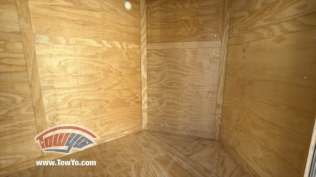 2026 Maximum 6x12 Cargo enclosed cargo trailer in white, photo 5