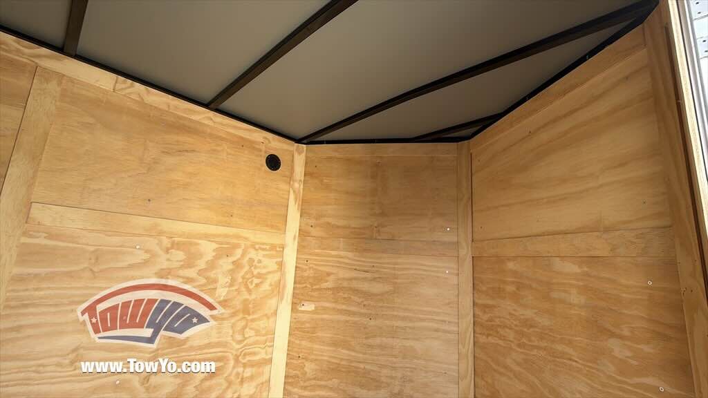 2026 Maximum 6x12 Enclosed Cargo trailer in desert tan, photo 4
