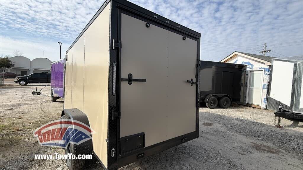 2026 Maximum 6x12 Enclosed Cargo trailer in desert tan, photo 11
