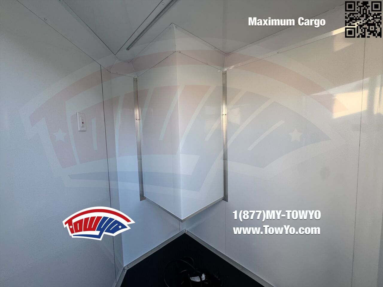 2023 Maximum 6x12 Cargo enclosed cargo trailer in black, photo 9