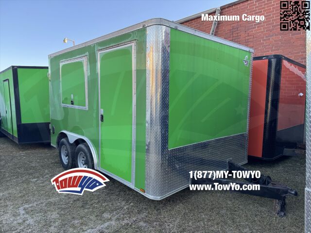 2023 Maximum 8.5x12 Cargo enclosed cargo trailer in green