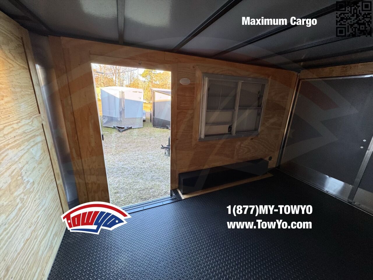 2023 Maximum 8.5x12 Cargo enclosed cargo trailer in green, photo 2