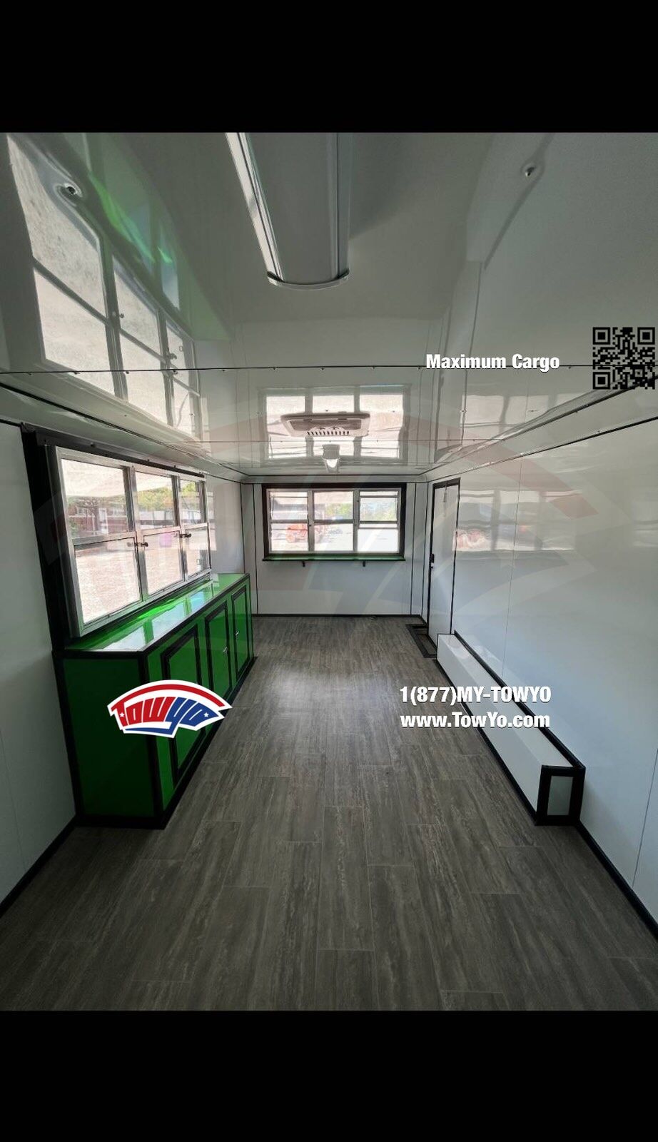 2023 Maximum 8.5x20 Cargo concession / food trailer in green, photo 6