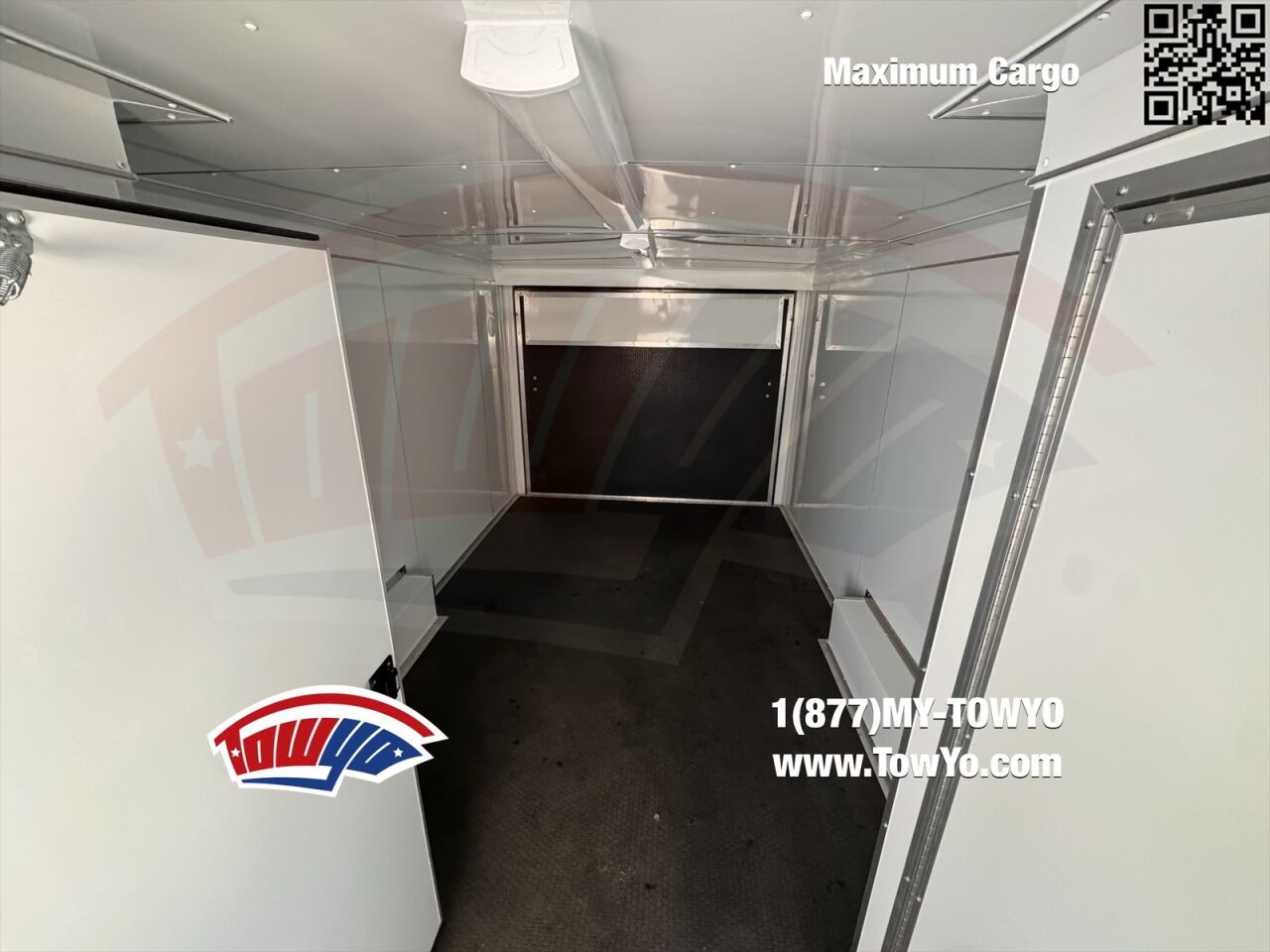 2024 Maximum 8.5x24 Cargo mobile office / fiber trailer in white, photo 6